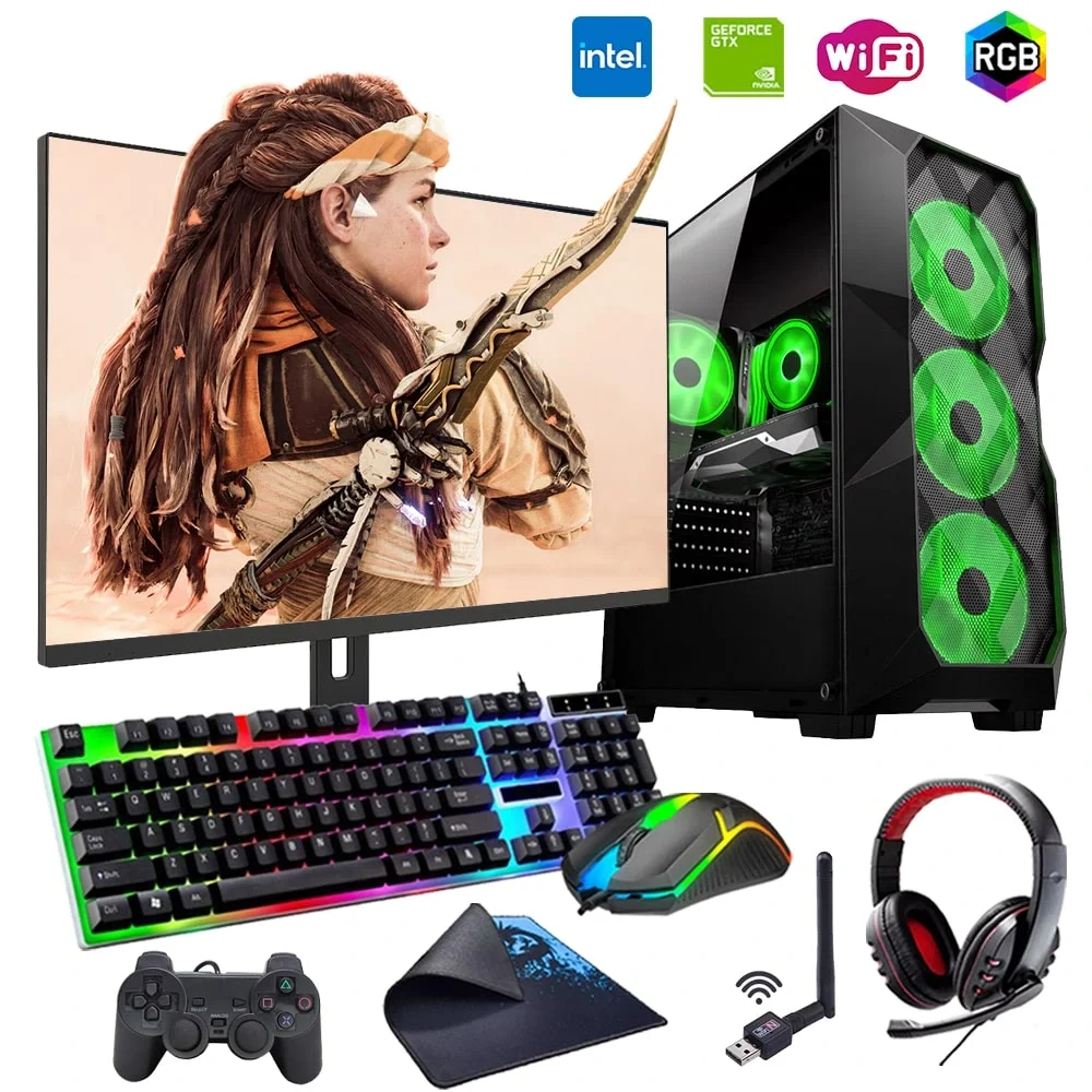 İ7 12700F 16GB DDR4 512GB m2 4GB GTX1650 24 Monitörlü Oyun Bilgisayarı (Gaming SET)