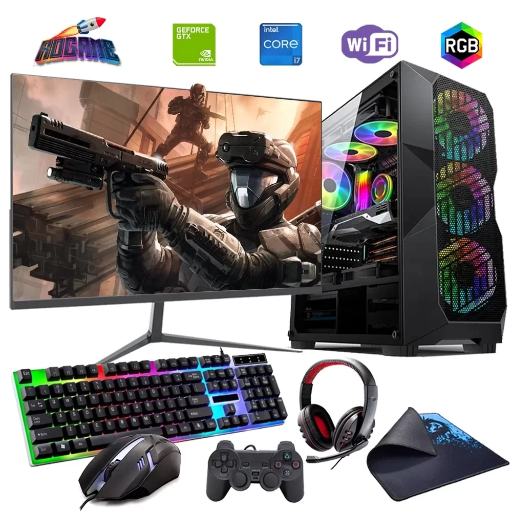 İ7 12700F 32GB DDR4 1TB M2 4GB GTX1650 27 165Hz Monitörlü Oyun Bilgisayarı (Gaming SET)
