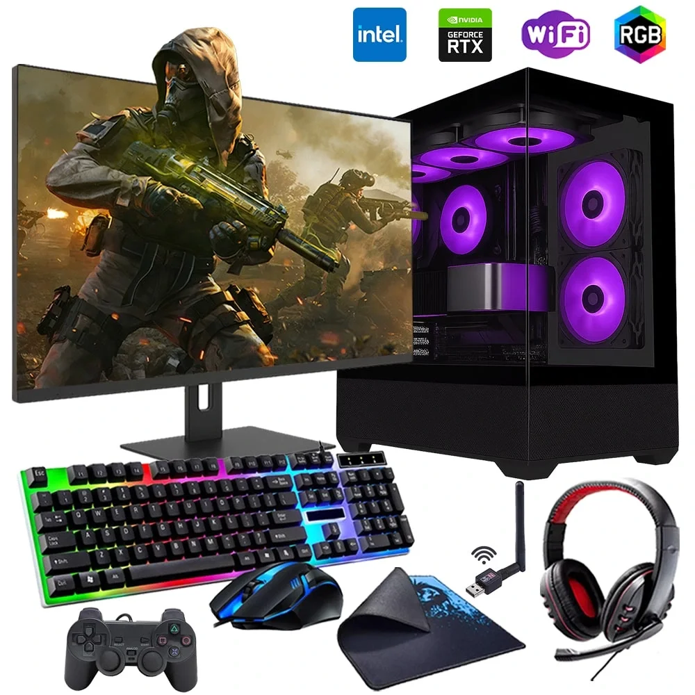 İ7 12700F 32GB DDR4 1TB M2 8GB RTX3050 27 165Hz Monitörlü Oyun Bilgisayarı (Gaming SET)