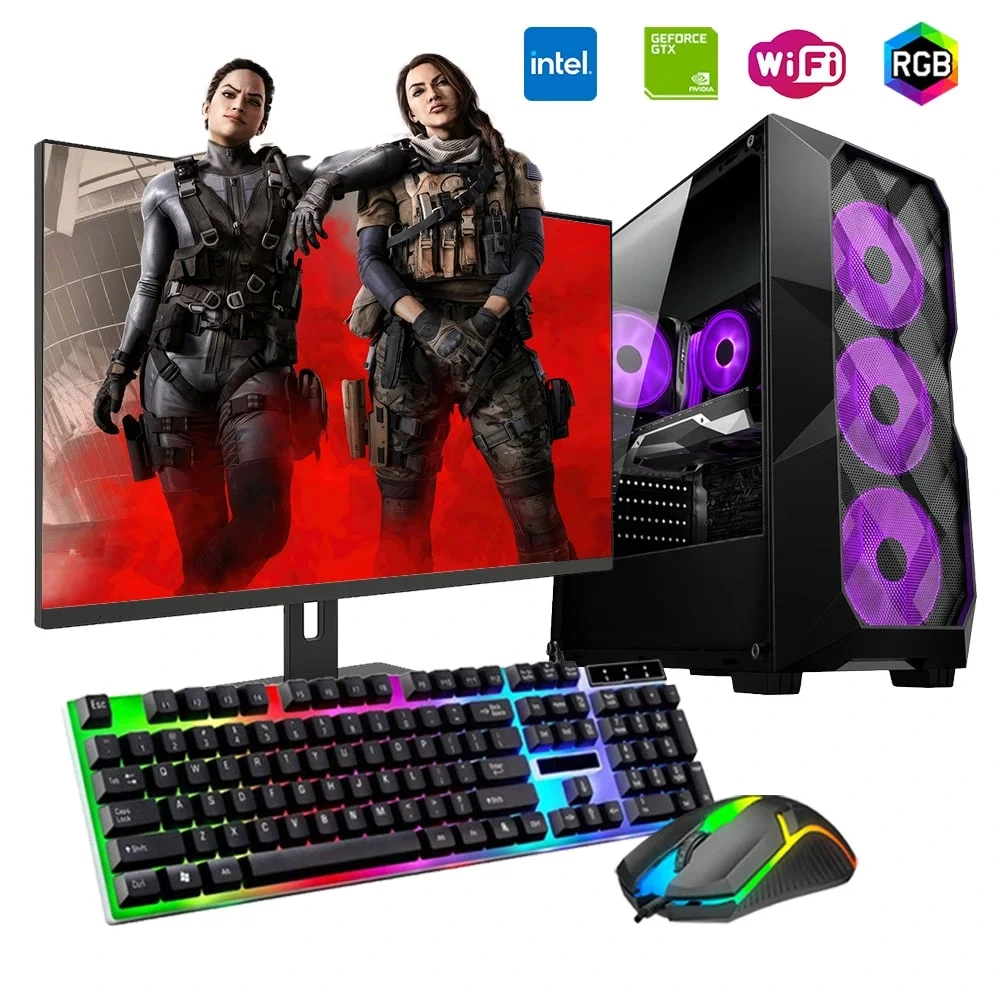 i7 13700F 16GB 1TB M2 4GB GTX1650 27 Monitörlü Oyun Bilgisayarı