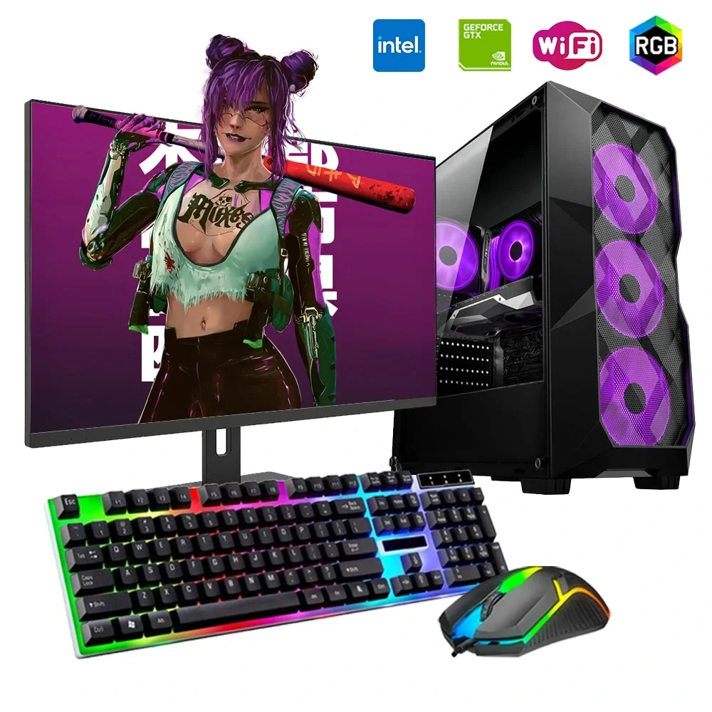 i7 13700F 16GB 240SSD 1TB HDD 4GB GTX1650 24 Monitörlü Oyun Bilgisayarı