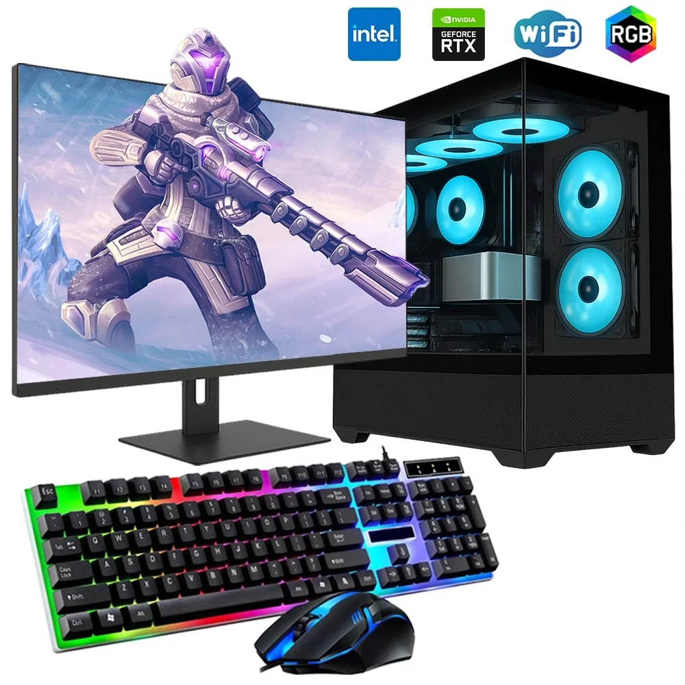 i7 13700F 16GB 240SSD 1TB HDD 8GB RTX3050 24 Monitörlü Oyun Bilgisayarı