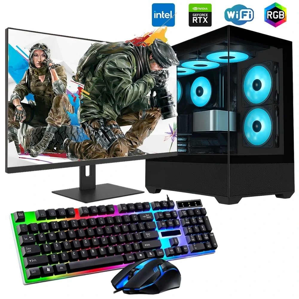 i7 13700F 16GB DDR4 512GB m2 12GB RTX3060 27 165Hz Monitörlü Oyun Bilgisayarı