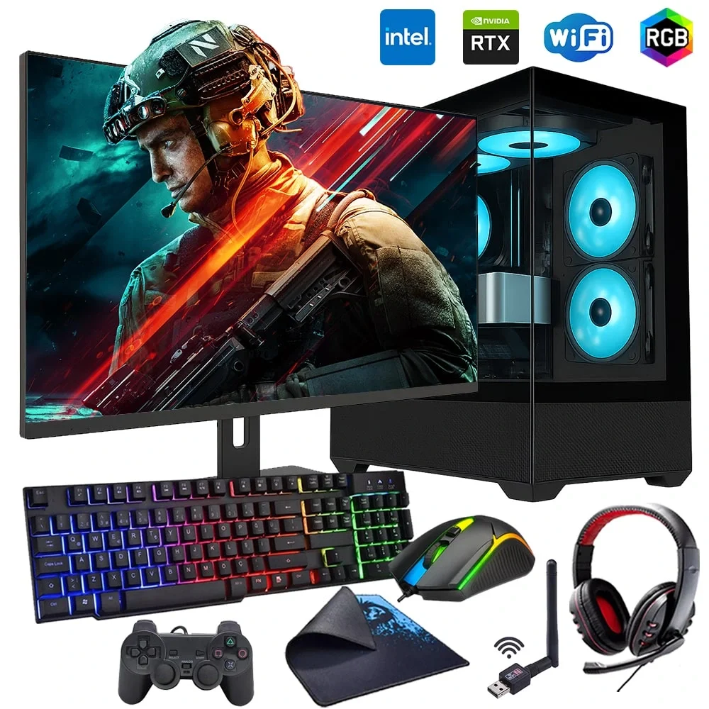 i7 14700F 16GB DDR5 1TB m2 12GB RTX5070 27 180Hz Monitörlü Oyun Bilgisayarı (Gaming SET)