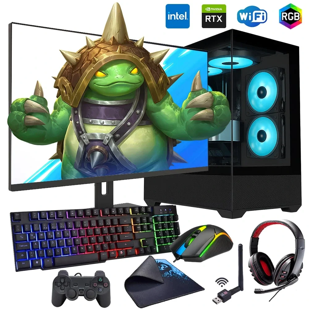 i7 14700F 16GB DDR5 512GB m2 8GB RTX5060 27 180Hz Monitörlü Oyun Bilgisayarı (Gaming SET)