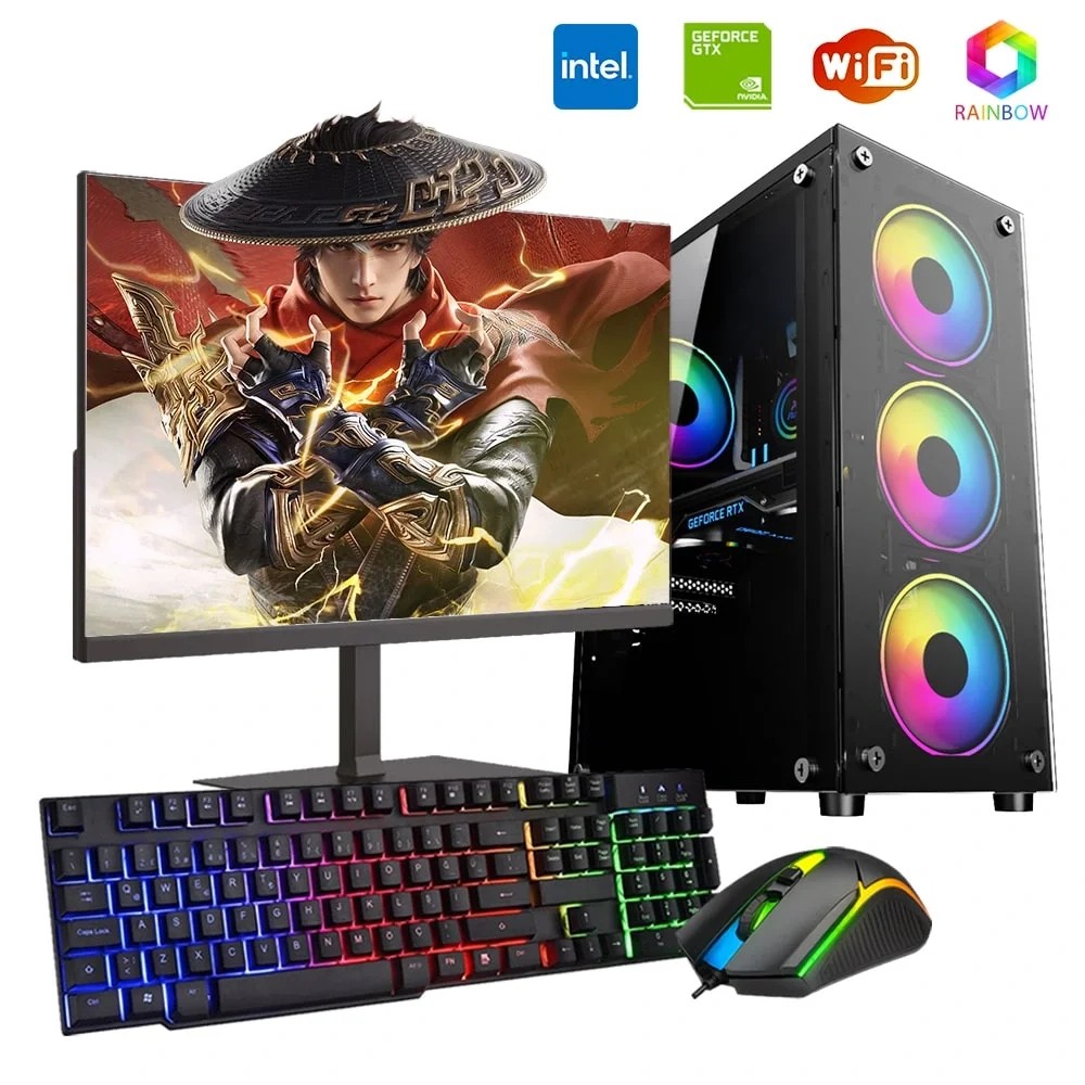 iNTEL i5 3N 16GB Ram 1TB SSD 4GB GT740 21.5 Monitörlü Oyun Bilgisayarı