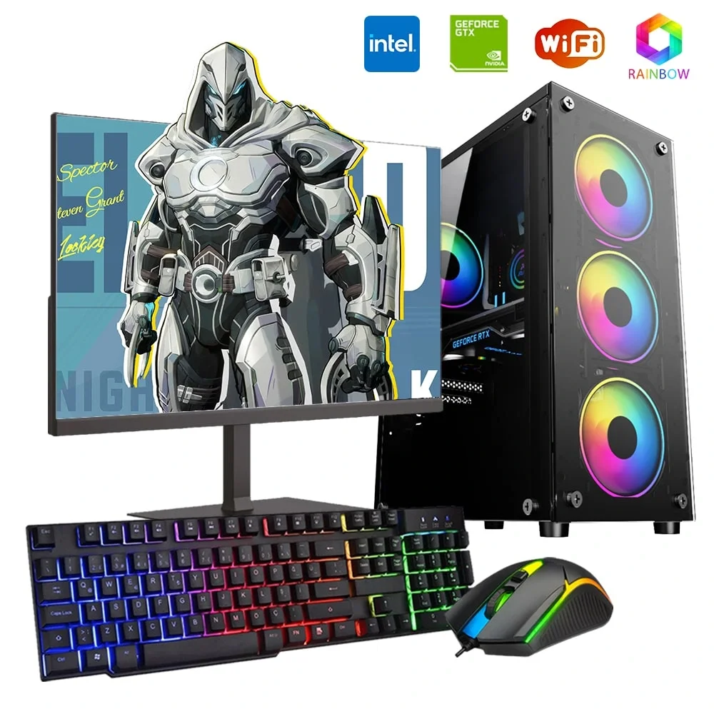 iNTEL i5 3N 16GB Ram 1TB SSD 4GB GT740 24 Monitörlü Oyun Bilgisayarı