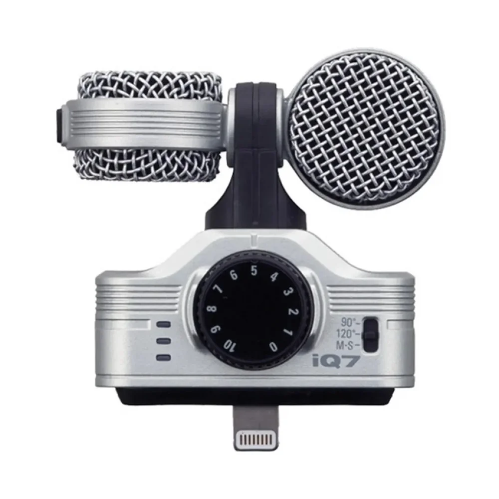 ıq7 stereo zoom ıphone / ıpad uyumlu profesyonel kayıt mikrofonu