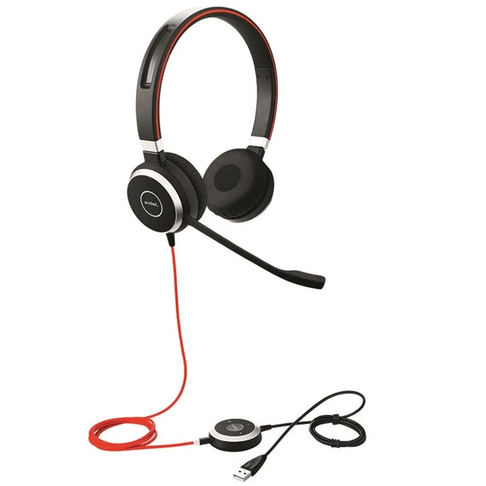 Jabra HSC017 Usb Stereo Kablolu Mikrofonlu kulaklık 2.El Çağrı merkezi Kulaklığı