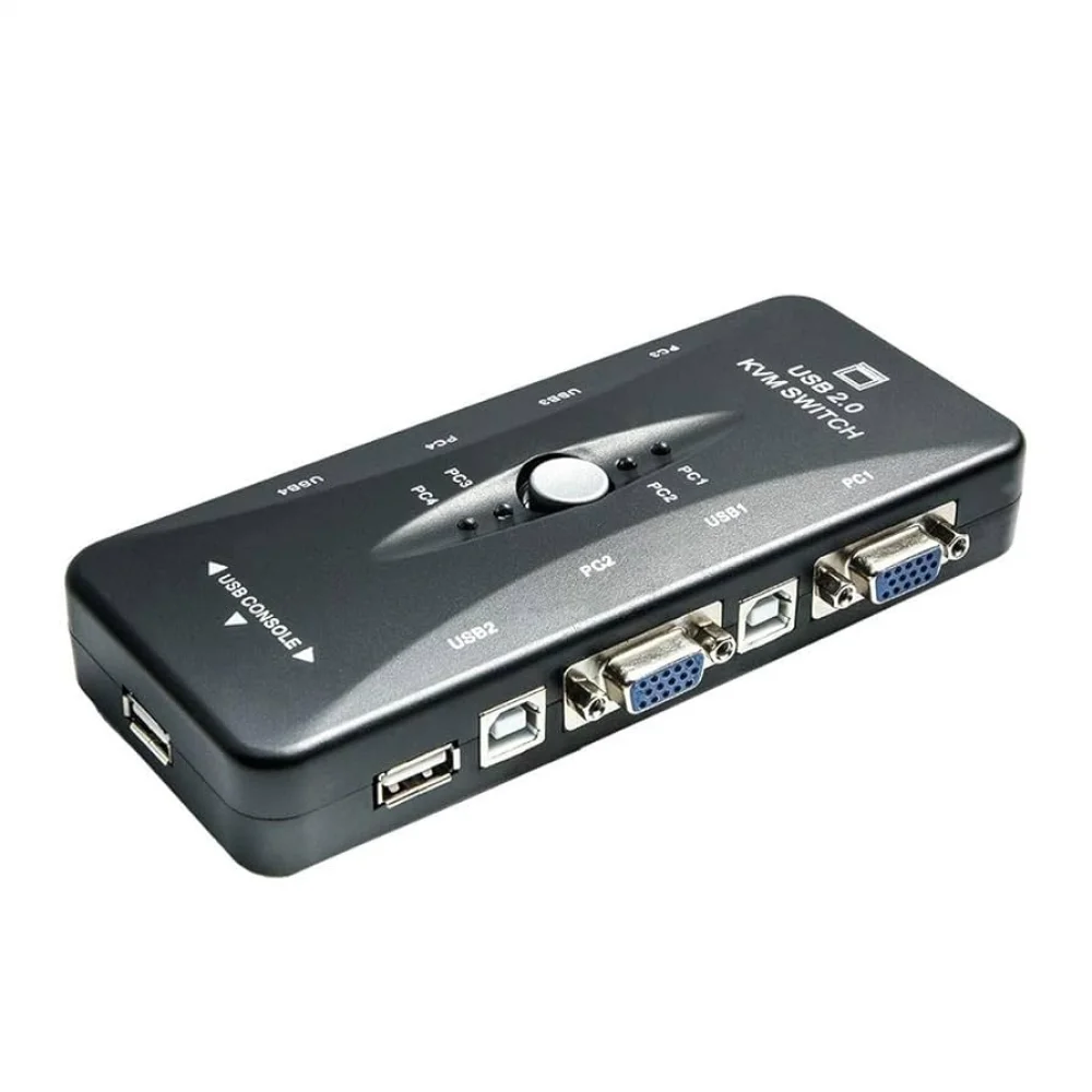 KEEPRO KVM41UA 4 Port Ps2 Kvm Switch Ps2 Kvm Switch 4 Port Kvm Switch 4 Kasa 1 Pc Manuel Kvm Switch