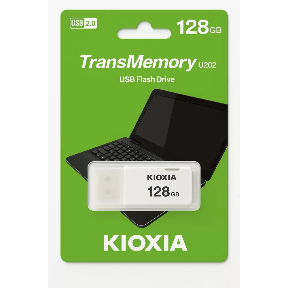 KIOXIA 128GB USB2.0 USB BELLEK (BEYAZ)