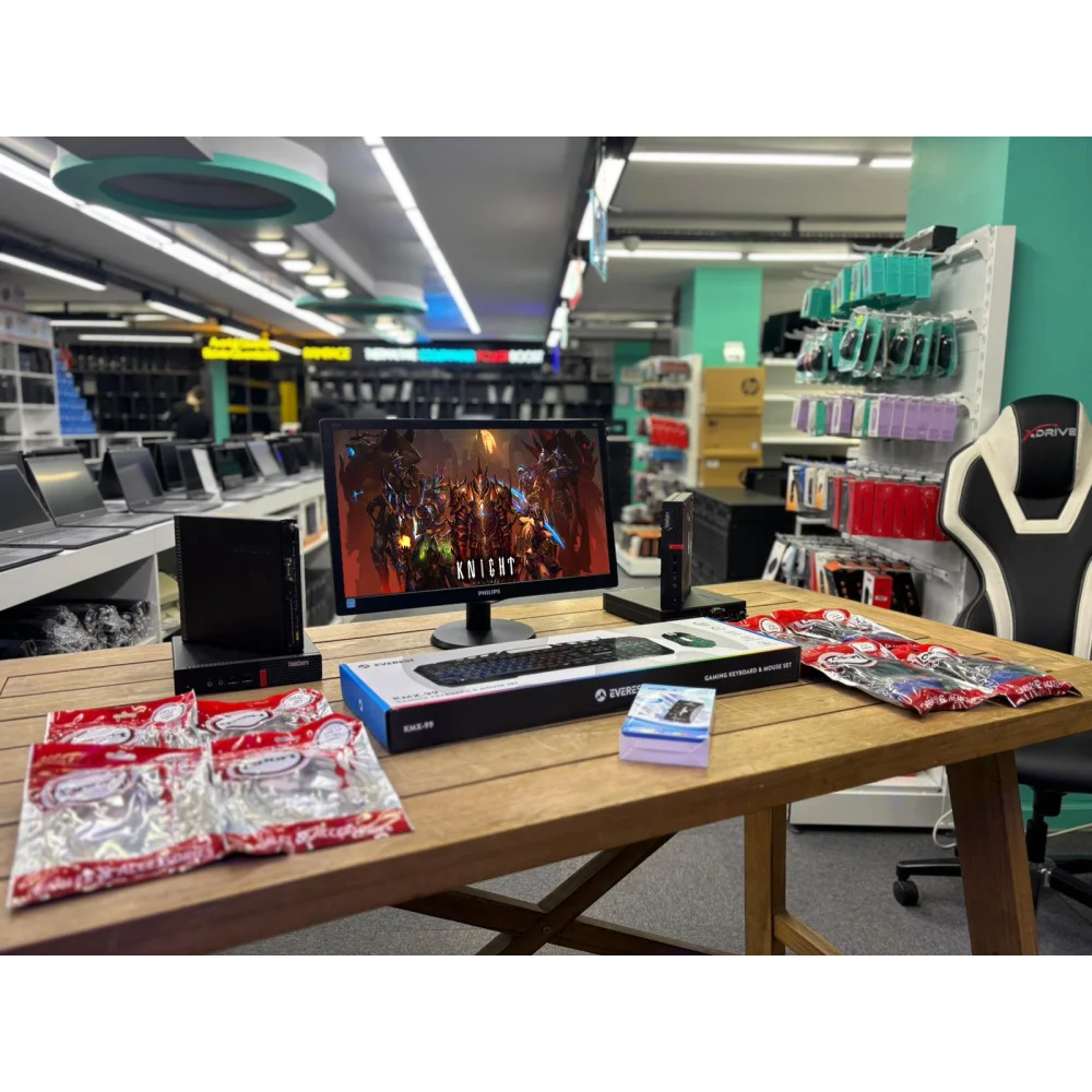 Lenovo Mini Farm Pc (4lü) İ5 6.Nesil 8Gb 120Gb 19 Monitörlü Full Set 4lü 2.El Farm Bilgisayarı