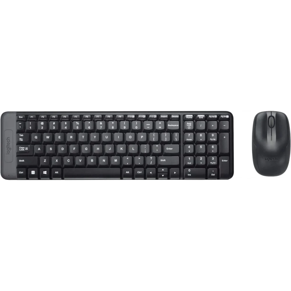 Logıtech Klavye Set Mk220 Kablosuz Q Tr Usb Sıyah 920-003163 2.EL Kutulu Garantili Ürün