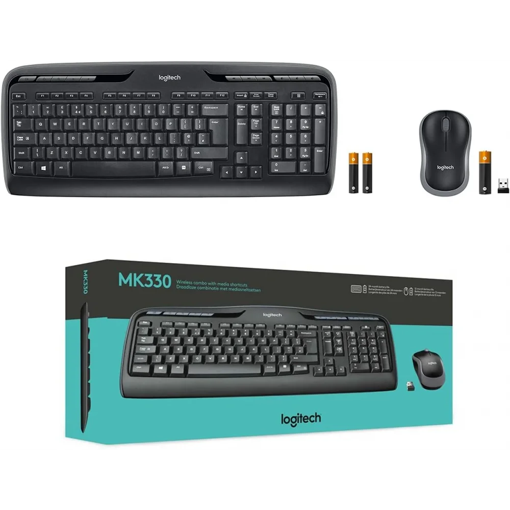 Logitech MK330 Kablosuz Klavye Mouse Seti