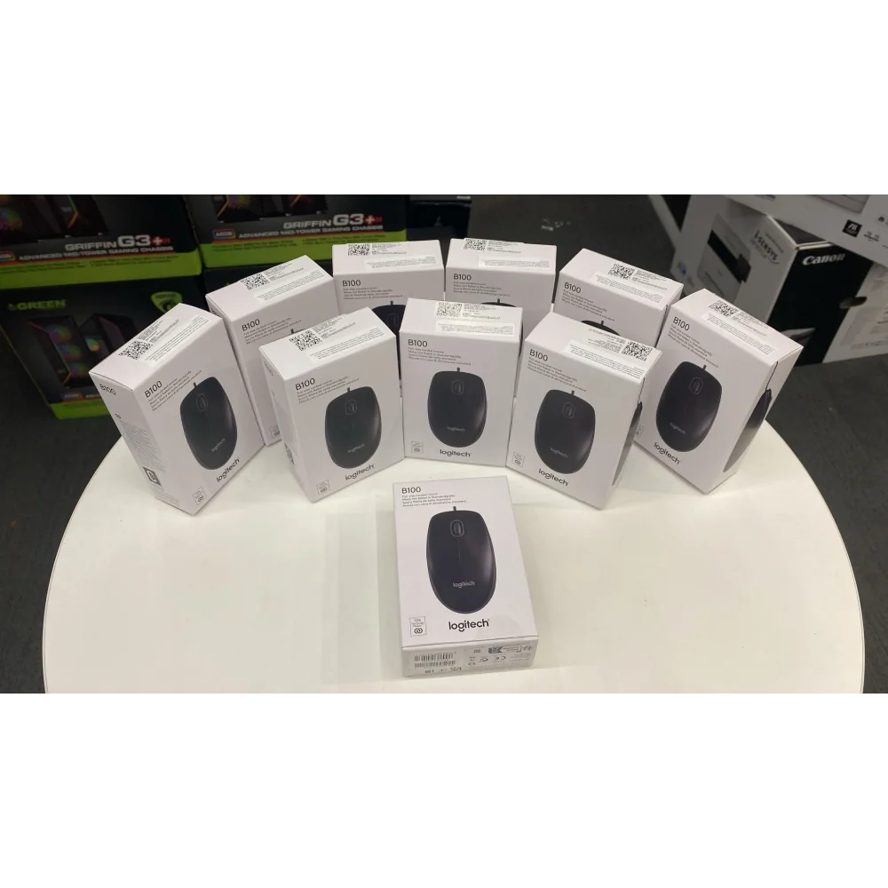 Logıtech Mouse B100 Kablolu Usb Siyah 910-003357