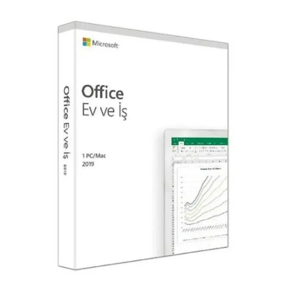 Mıcrosoft Yazılım Offıce Ev Ve İş 1Pc / Mac 2019 Tr Box