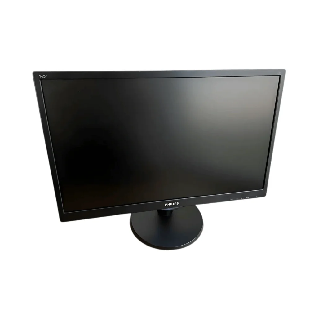 Monitör 23.6 Phılıps 243V5L Vga Dvı 1920X1080 2.El 3Ay Garanti