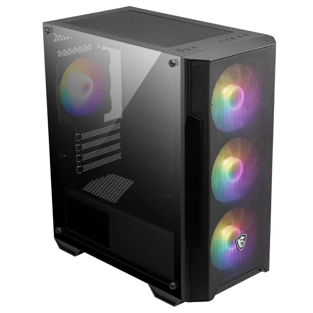 MSI MAG FORGE M100A D60 600W 80+ Rainbow mATX Gaming Kasa