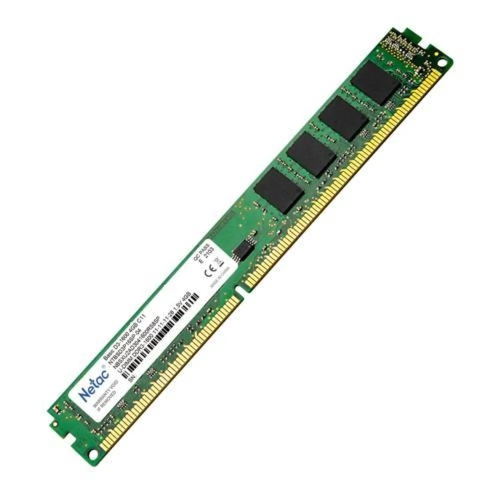 Netac Ram Pc 4Gb Ddr3 Netac Basıc 1600Mhz Cl11 NTBSD3P16SP-04