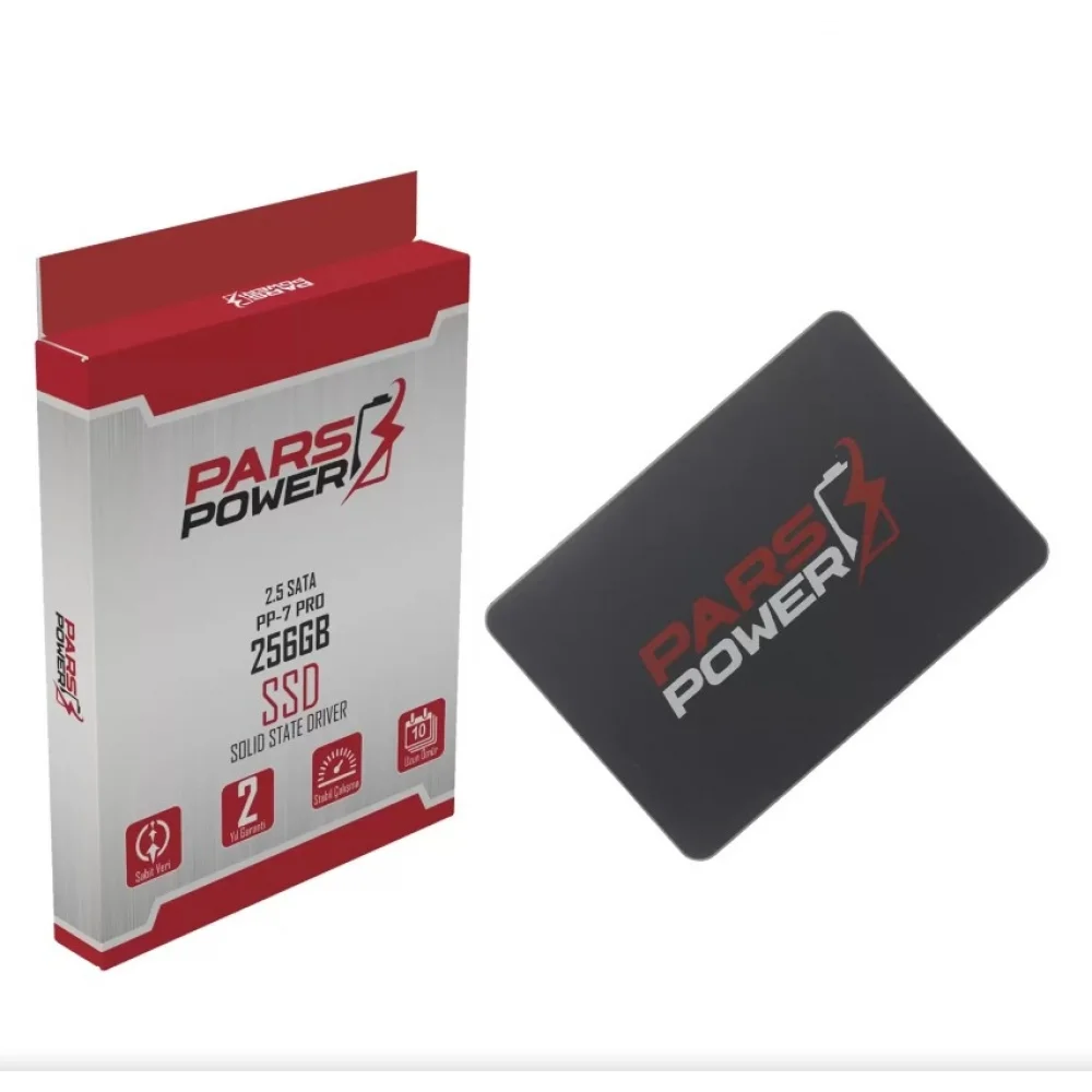 PARS POWER 3D Nand (500/480) SATA 3.0 SSD PARS POWER 2.5 PP-7 PRO PARS 256Gb Ssd Harddisk