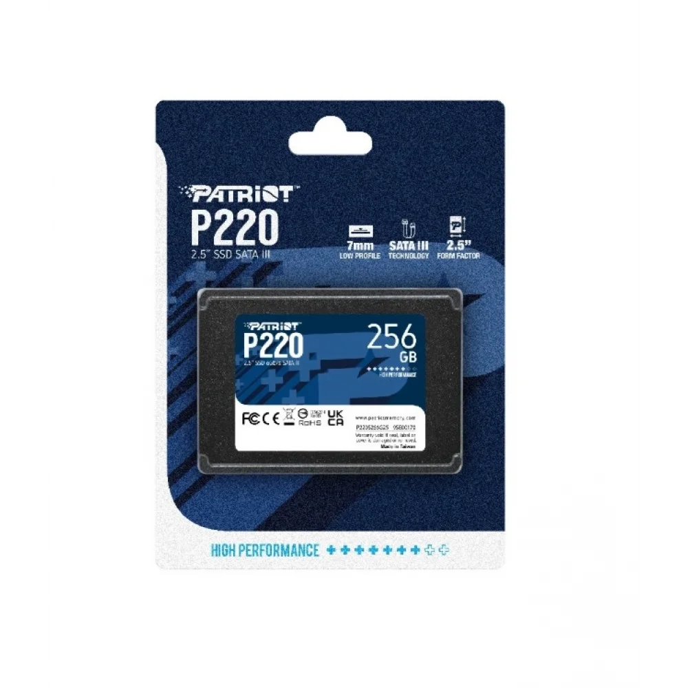 Patrıot Hdd Ssd 256Gb  P220 550/490Mbs P220S256G25