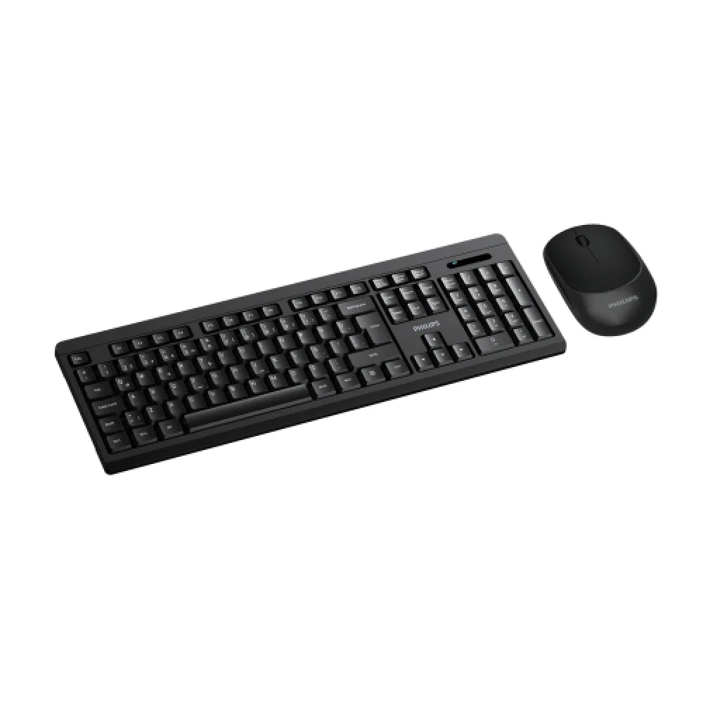 Philips Phılıps SPT6324B, Siyah, Türkçe Q, 2.4ghz Kablosuz, Klavye Mouse Set
