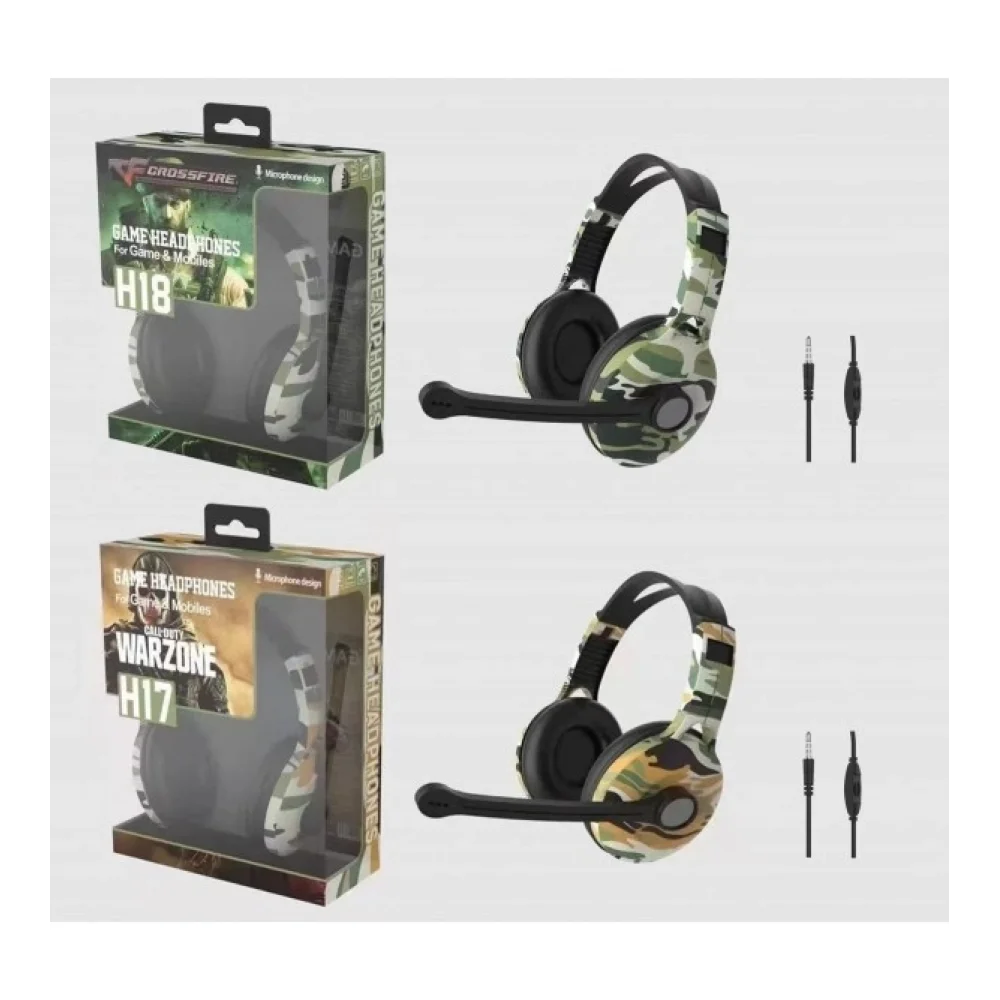 Platoon Kulaklık Pl-2358 Aux Kamuflajlı Gamıng