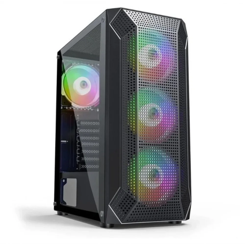 Power Boost Vk-P1882B 650W 80+ Plus Usb 3.0 Mesh Atx Led Fanlı Gamıng Siyah Kasa (power yok)