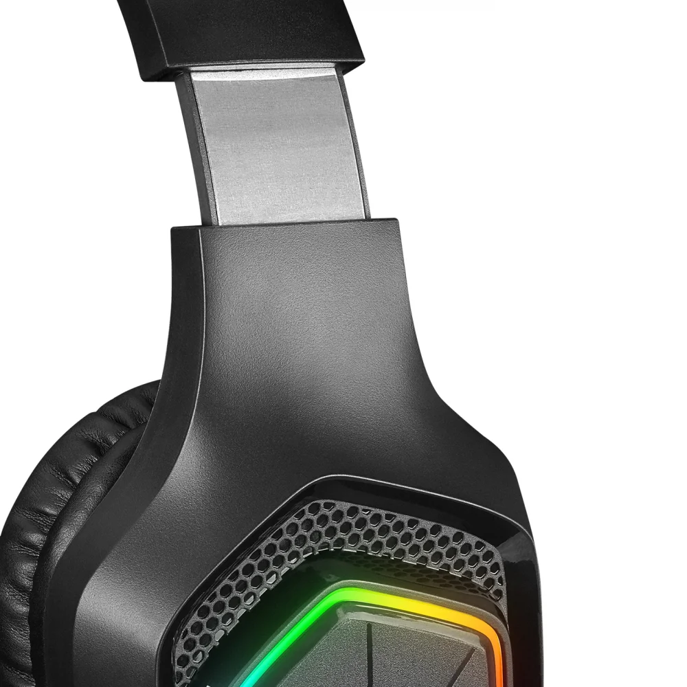 Rampage Kulaklık Rm-K90 Vector Sıyah Rgb Led Type-C Gamıng Oyuncu Mıkrofonlu