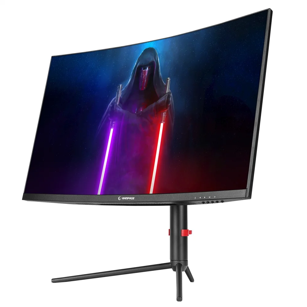 Rampage Monitör 27 Prıme Pr27R165C 1Ms 165Hz Csot Freesync Rgb Pıvot Curved Oyuncu