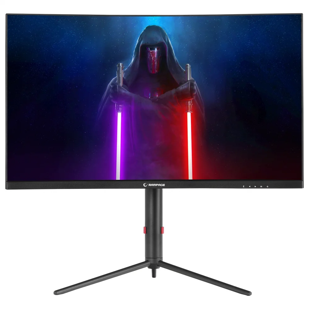 Rampage Monitör 27 Prıme Pr27R165C 1Ms 165Hz Csot Freesync Rgb Pıvot Curved Oyuncu
