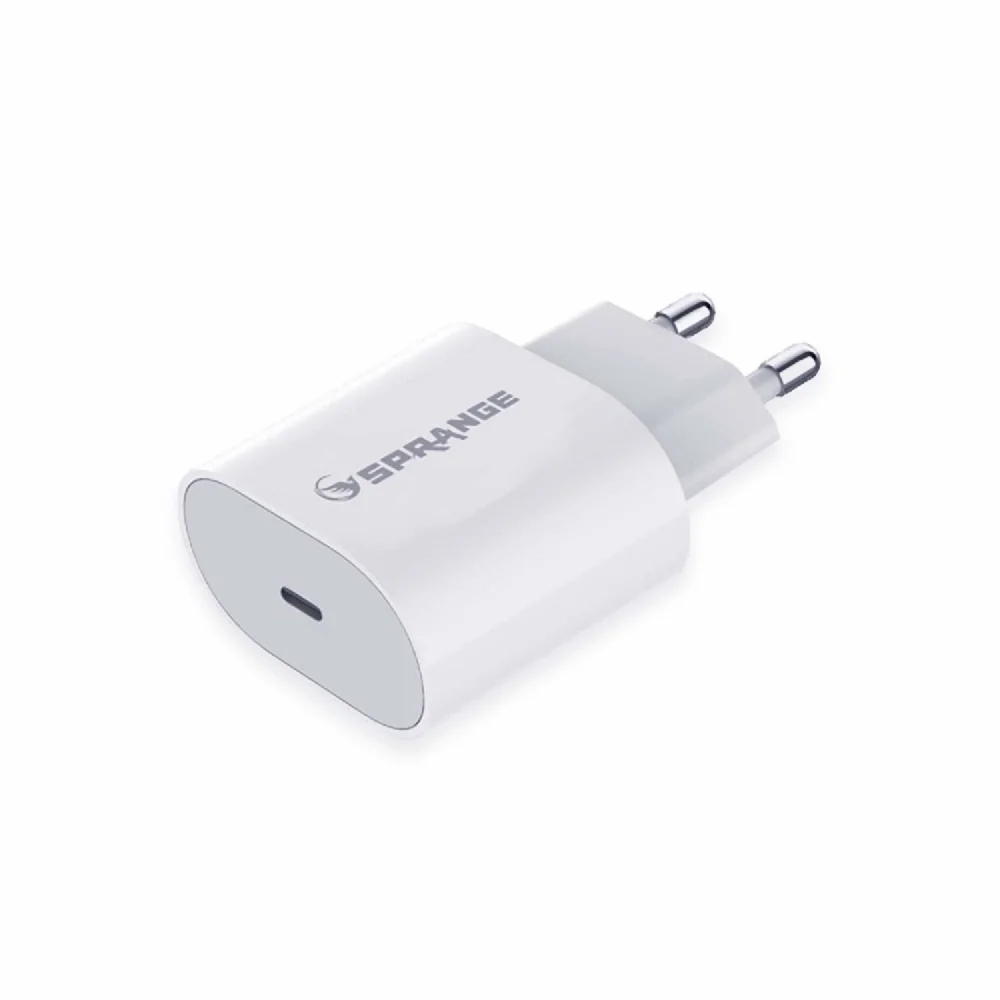 Sprange Pt18 Tel Aks. 18W-27W Usb-A & Usb-C Akım Korumalı Şarj Başlık