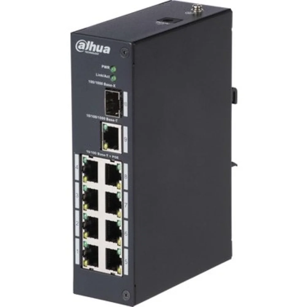 Swıtch 8 Port Dahua Pfs3110-8P-96 8 Kanal 10/100 Mbps Poe (Adaptör Yok) 2.El 3Ay Garanti