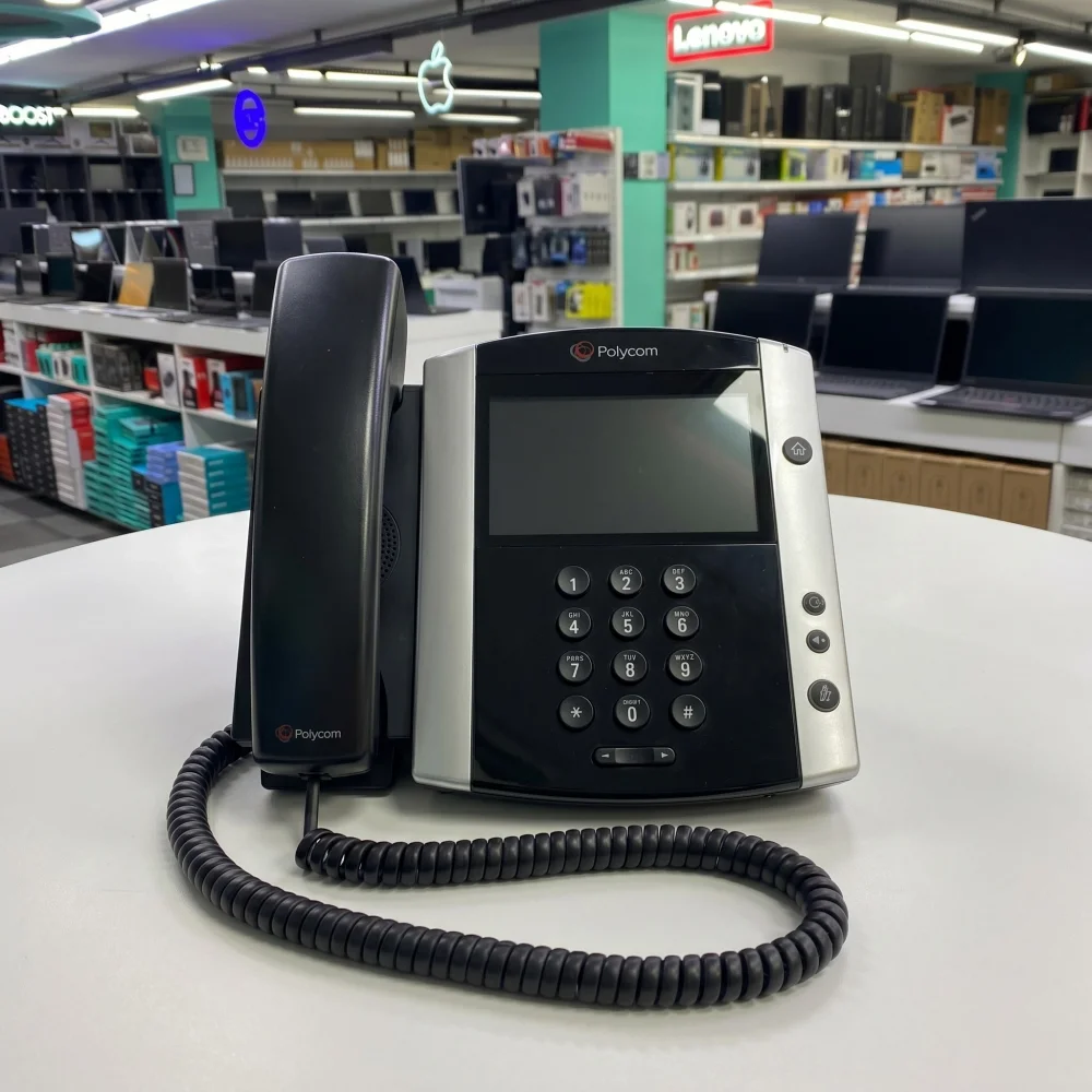 Telefon Polycom VVX 600 Ip Gigabit Telefon 2.El 3Ay Garantili Dokunmatik Renkli Ekran