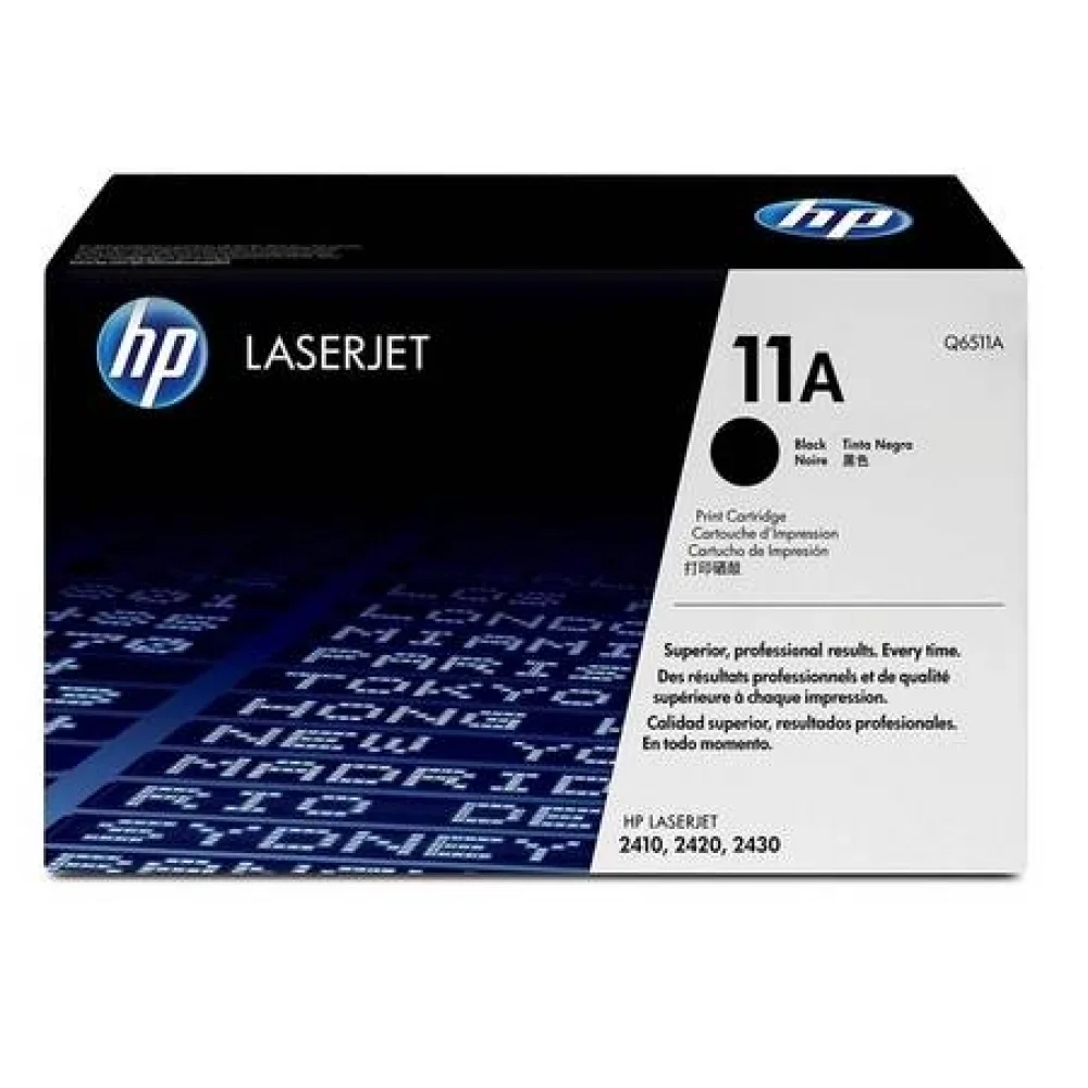 Toner Hp Q6511A Laserjet 2400 Serisi 11A Siyah