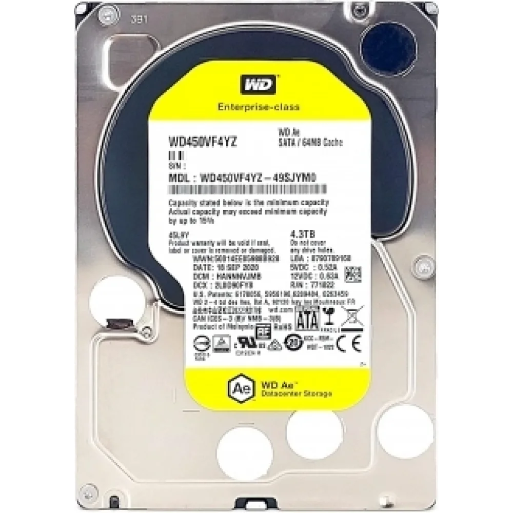 WD 4 TB Enterprise Class WD450VF4YZ 3.5 SATA 3.0 HDD refurbished