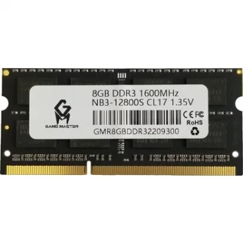 8GB DDR3 Ram / 1600Mhz / NB / GameMaster