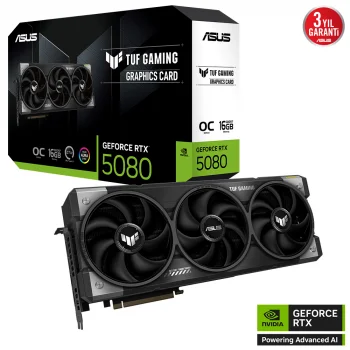 ASUS TUF GAMING TUF-RTX5080-O16G-GAMING EKRAN KART