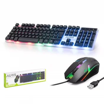 AURIS KGC10 RAINBOW GAMİNG KLAVYE MOUSE SET