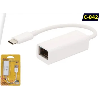 Concord Çevirici C-842 Type-C To Lan Dönüştürücü