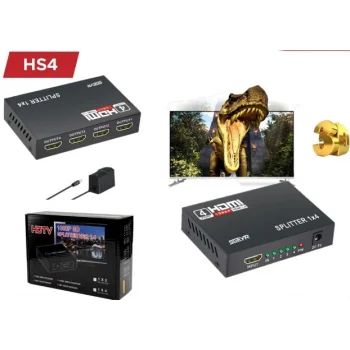 Concord Çevırıcı Hdmı To 4 In Port 1 In Out Port