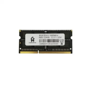 Game Master 8GB DDR3 1600Mhz 12800U CL17 Notebook RAM
