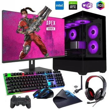 i5 13400F 16GB 1TB M2 12GB RTX3060 24 Monitörlü Oyun Bilgisayarı (Gaming SET)