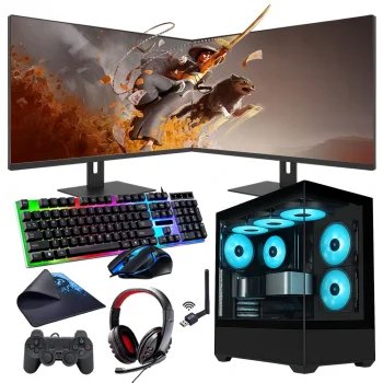 i5 13400F 16GB 1TB M2 12GB RTX3060 Çift 24 Monitörlü Oyun Bilgisayarı (Gaming SET)