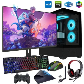 i5 14400F 16GB DDR5 512GB m2 8GB RTX5050 27 180Hz Monitörlü Oyun Bilgisayarı (Gaming SET)