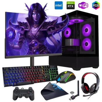 i5 14400F 32GB DDR5 1TB m2 8GB RTX5050 24 Monitörlü Oyun Bilgisayarı (Gaming SET)