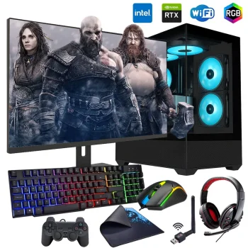 i5 14400F 32GB DDR5 1TB m2 8GB RTX5050 27 180Hz Monitörlü Oyun Bilgisayarı (Gaming SET)