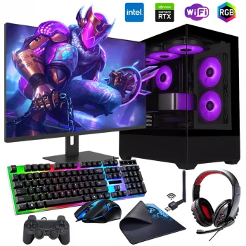 İ7 12700F 16GB DDR4 512GB m2 12GB RTX3060 24 Monitörlü Oyun Bilgisayarı (Gaming SET)