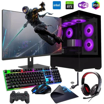 i7 13700F 16GB 1TB M2 8GB RTX3050 24 Monitörlü Oyun Bilgisayarı (Gaming SET)