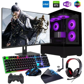 i7 13700F 16GB 240SSD 1TB HDD 12GB RTX3060 24 Monitörlü Oyun Bilgisayarı (Gaming SET)
